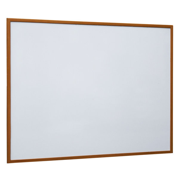 NeoPlex Wood Framed Wall Mounted Whiteboard & Reviews Wayfair